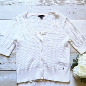 Tommy Hilfiger Knit Short Sleeve Cardigan